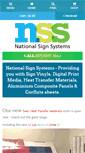 Mobile Screenshot of nationalsignsystems.com.au